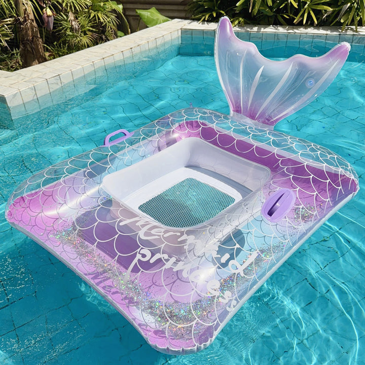 Inflatable Pool Lounger with Sun Canopy Kalsten