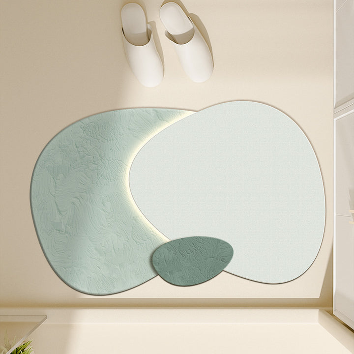 Floral-Inspired Decorative Bath Mat Kalsten