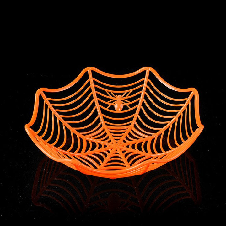 Halloween-Themed Spider Web Snack Bowl Kalsten