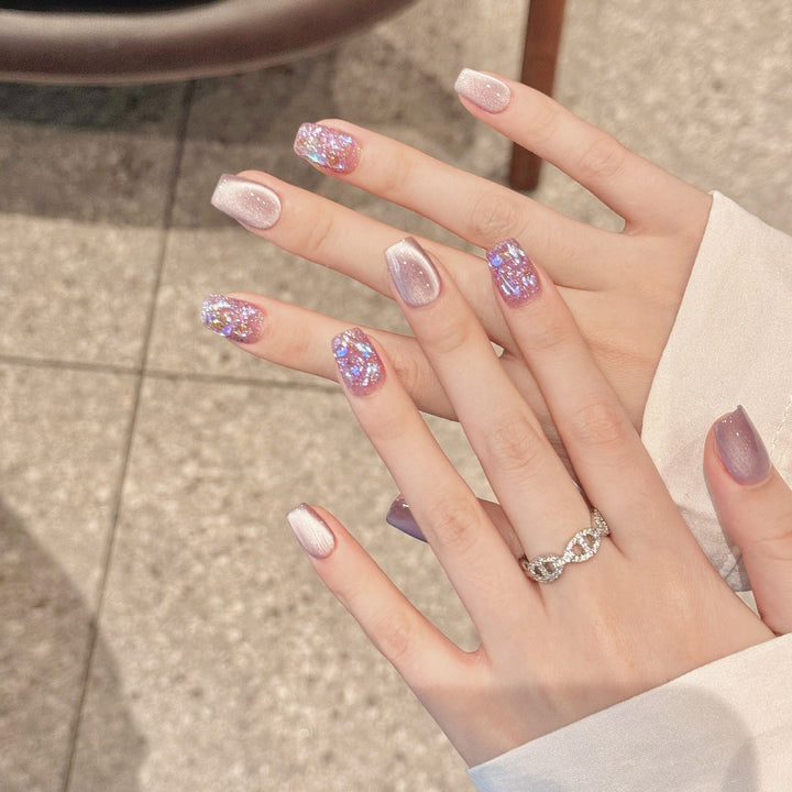 Glittery Nail Art Press-On Set Kalsten