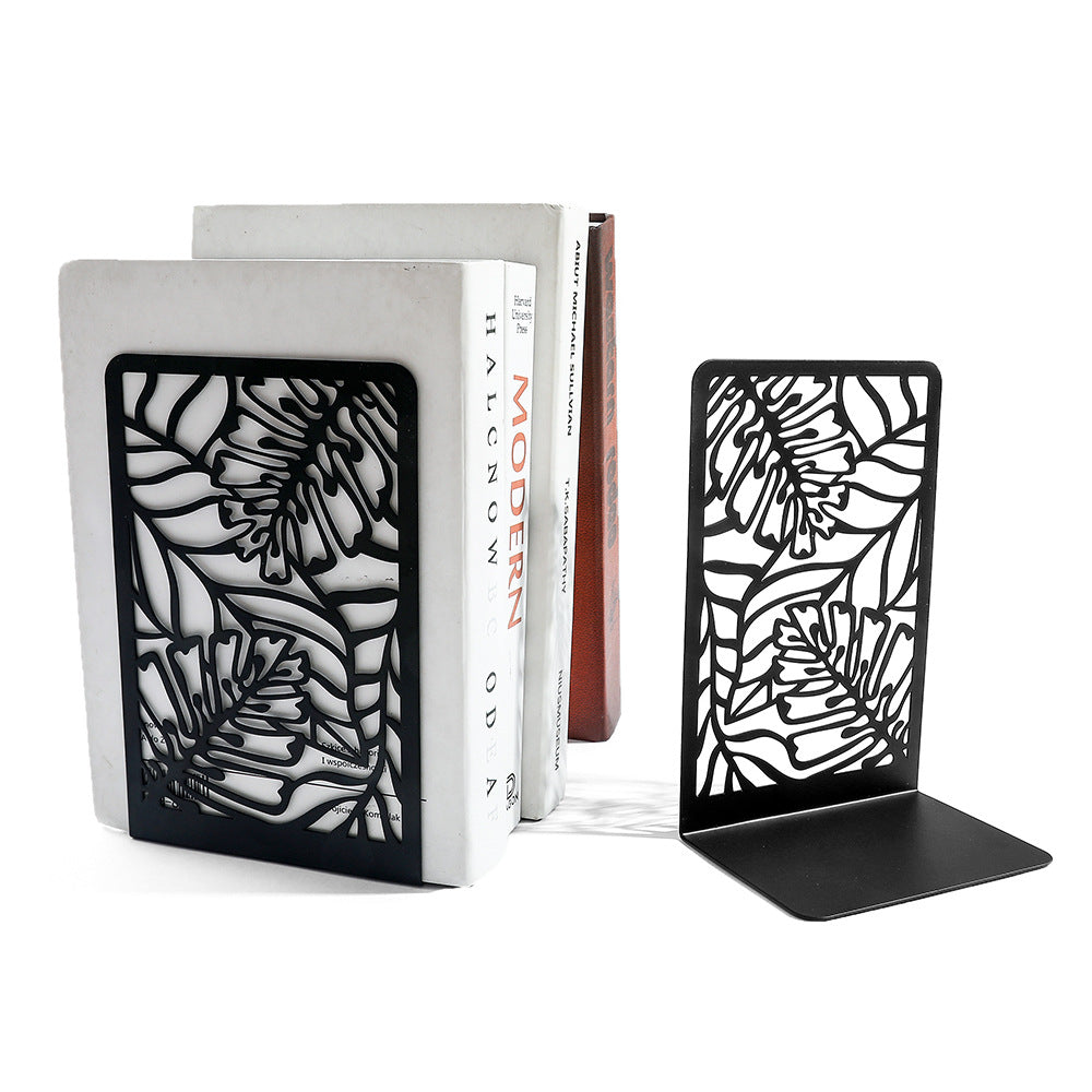 Decorative Plant-Themed Bookends