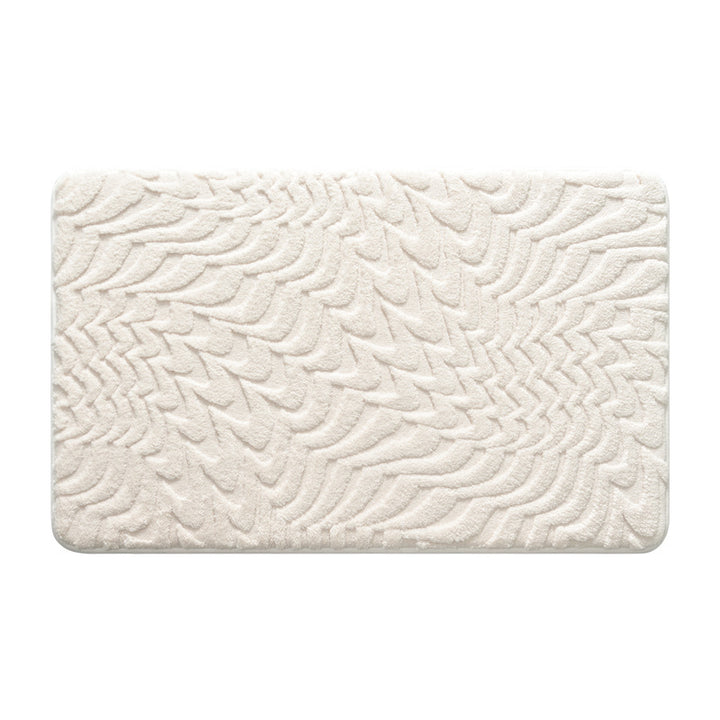 Textured Luxury Memory Foam Bath Mat Kalsten