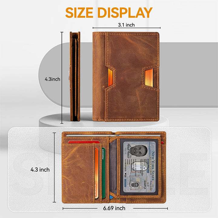 Slim RFID-Blocking Leather Cardholder Kalsten