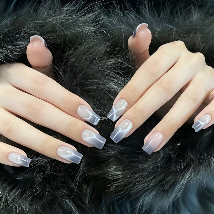 Artificial Nails in Elegant French Style Kalsten
