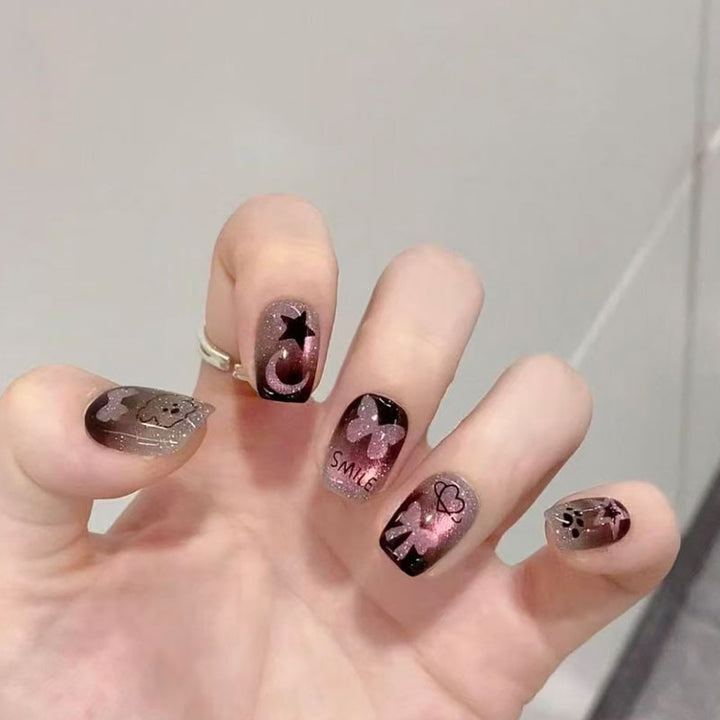 Elegant French Tip Press-On Nail Set Kalsten