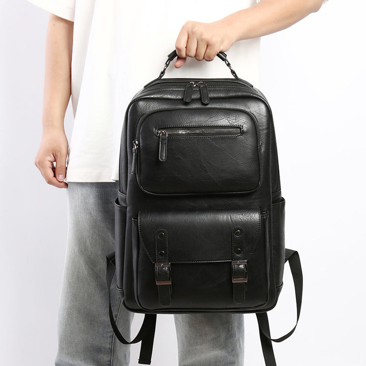 Stylish Multi-Purpose Leather Backpack Kalsten