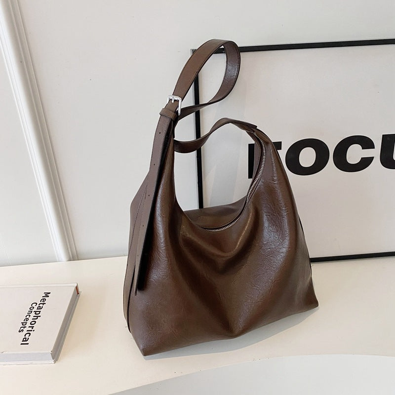 Soft Leather Hobo Handbag Kalsten
