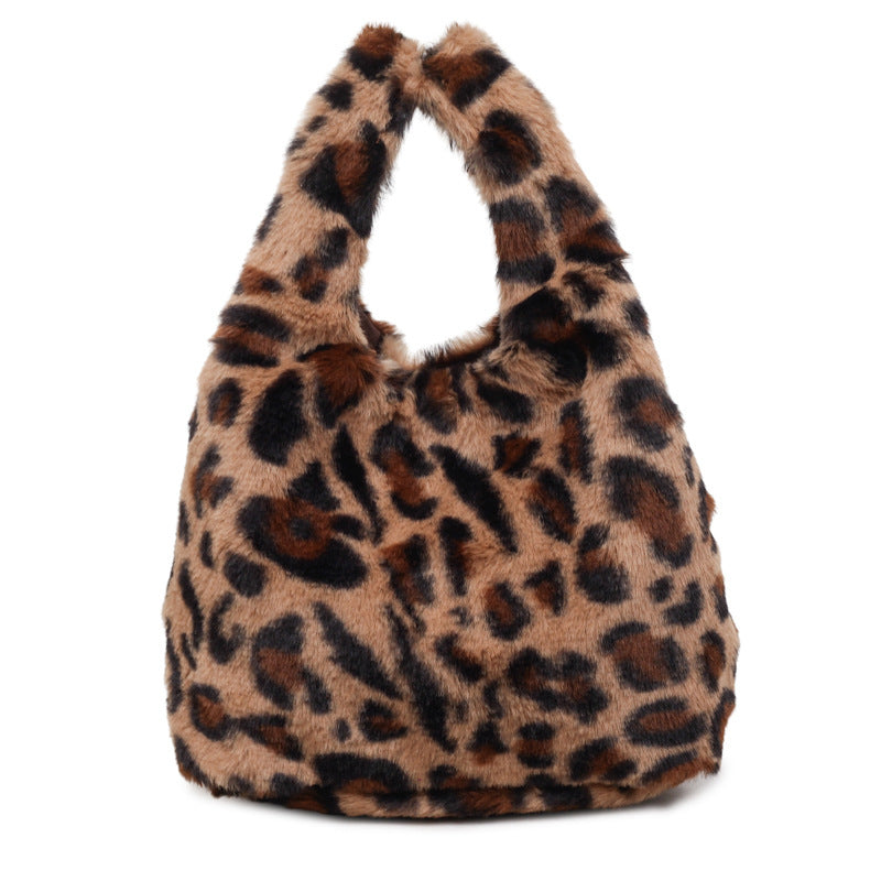 WoPlush Faux Fur Hobo Bag Kalsten
