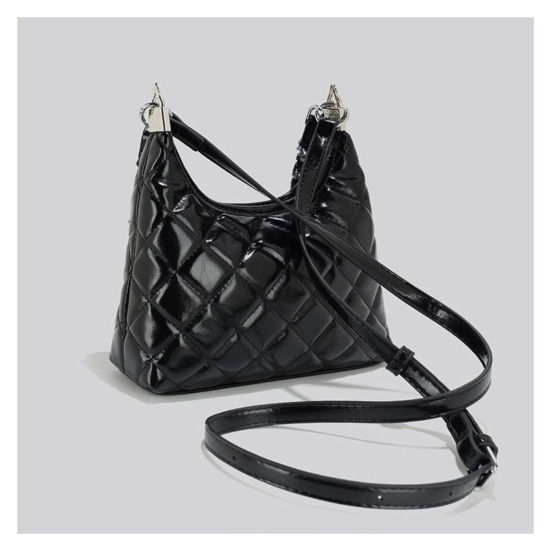Quilted Chain-Handled Shoulder Bag Kalsten