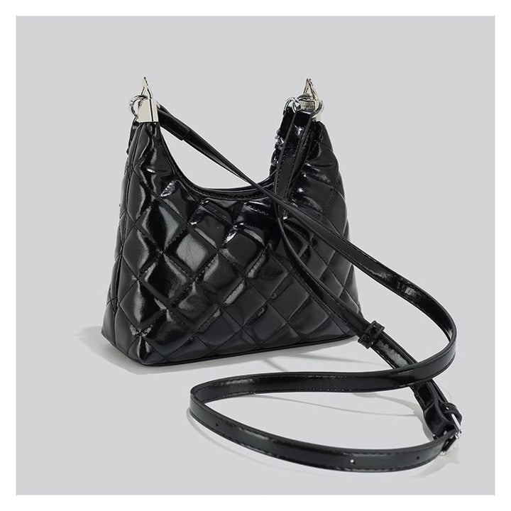 Quilted Chain-Handled Shoulder Bag Kalsten