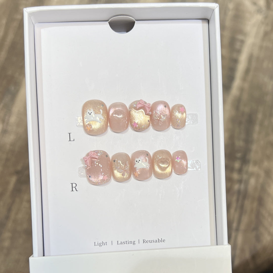Decorative Press-On Nail Art Set Kalsten