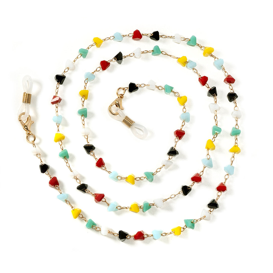 Chic Gemstone-Style Eyewear Chain Kalsten