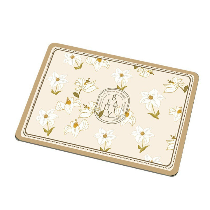 Inspirational Floral Floor Mat Kalsten