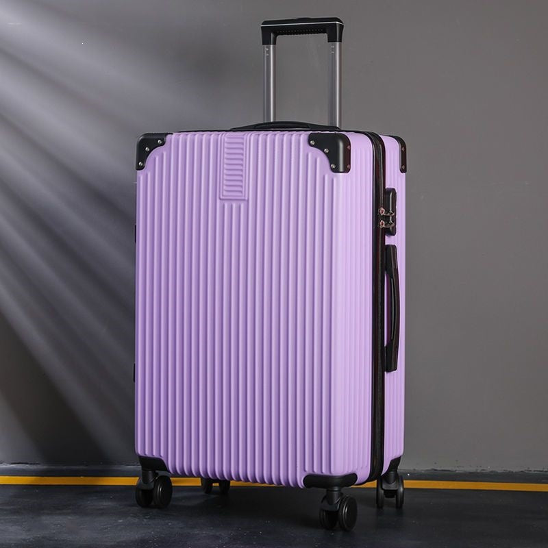 Hard shell suitcase with 360-degree wheel system and integrated safety feature Kalsten