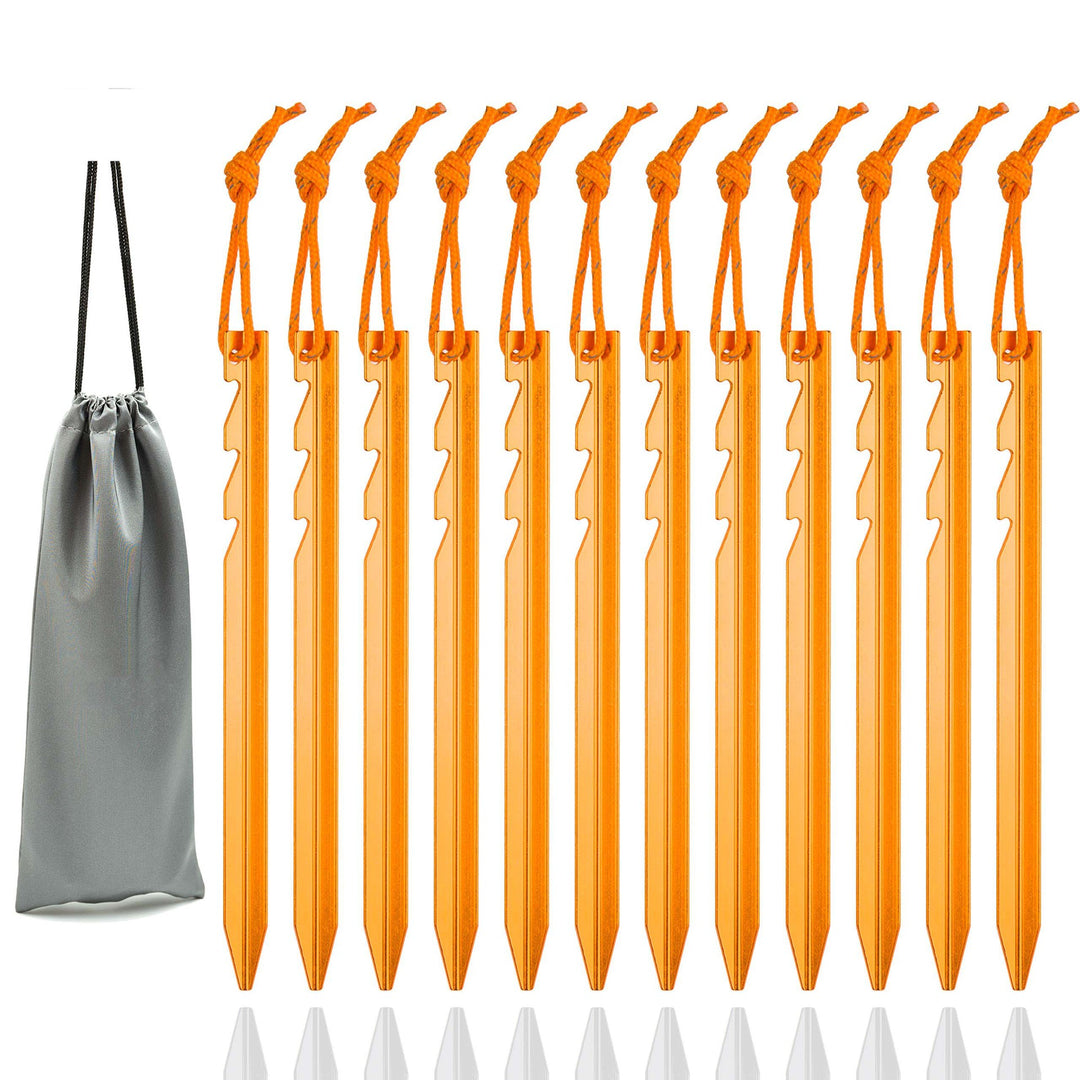 Unisex Aluminium Tent Pegs Set Kalsten