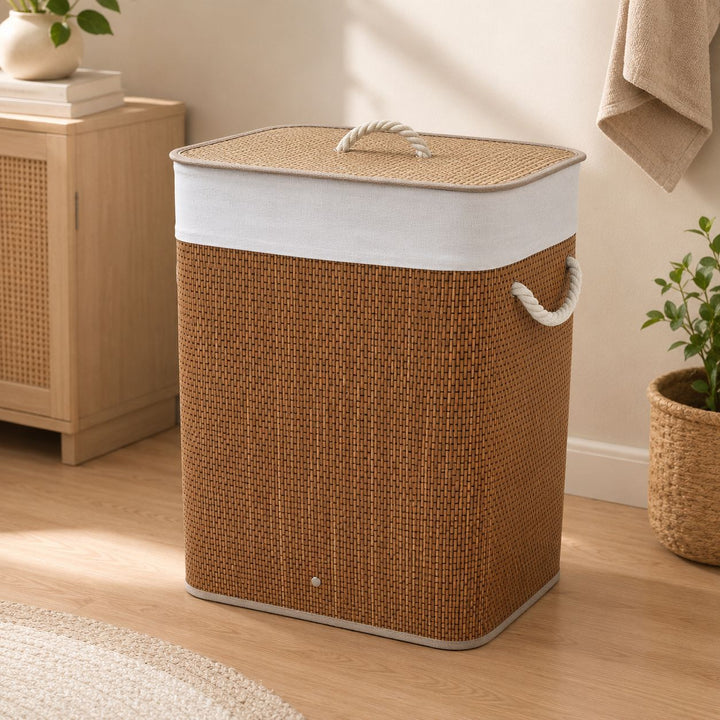 Laundry basket with lid and handle Kalsten