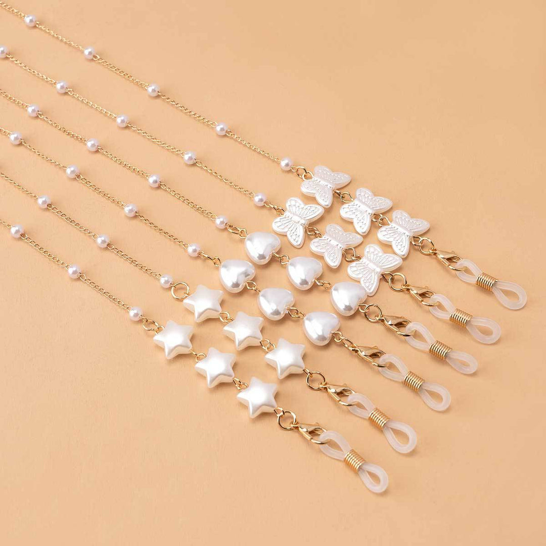 Heart-Embellished Eyewear Chain Kalsten