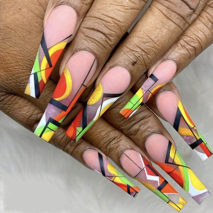 Creative artificial nails in modern 3D design Kalsten