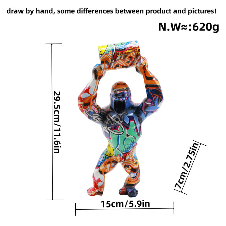 Artful Gorilla Sculpture Kalsten