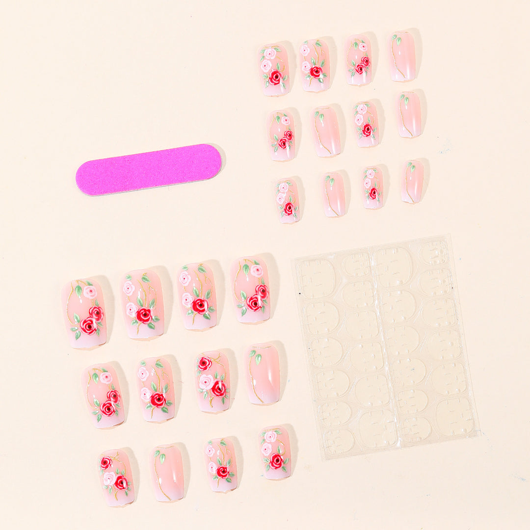 Floral Art Nail Design Kalsten