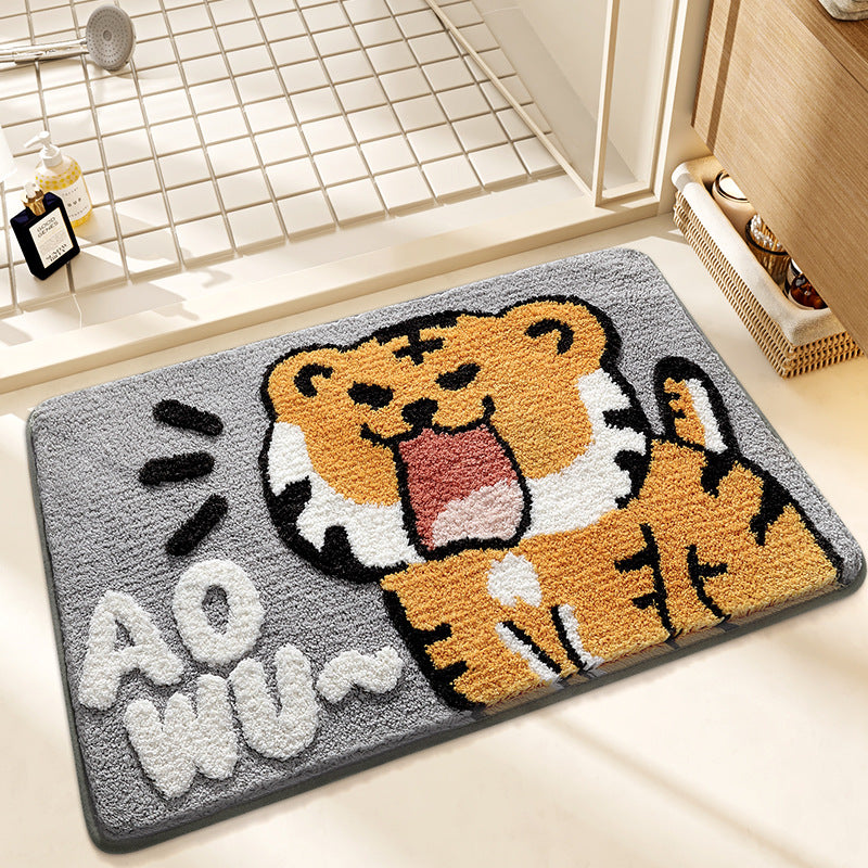 Plush Bunny-Themed Bath Mat Kalsten