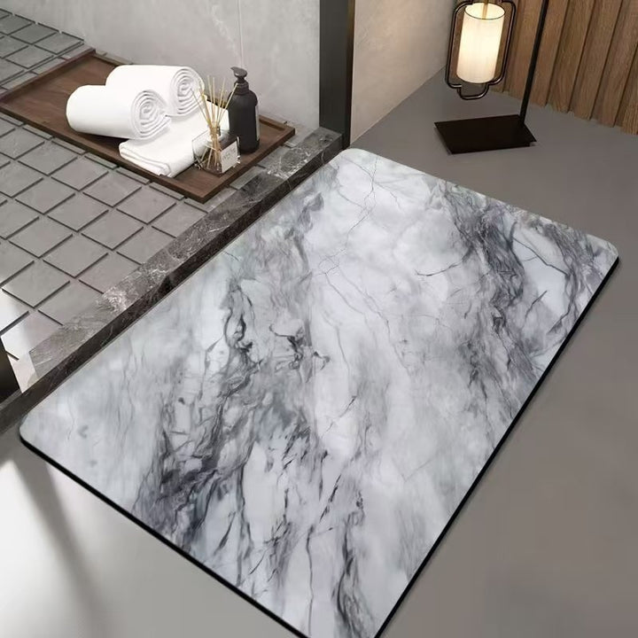 Luxurious Marble Design Bath Mat Kalsten