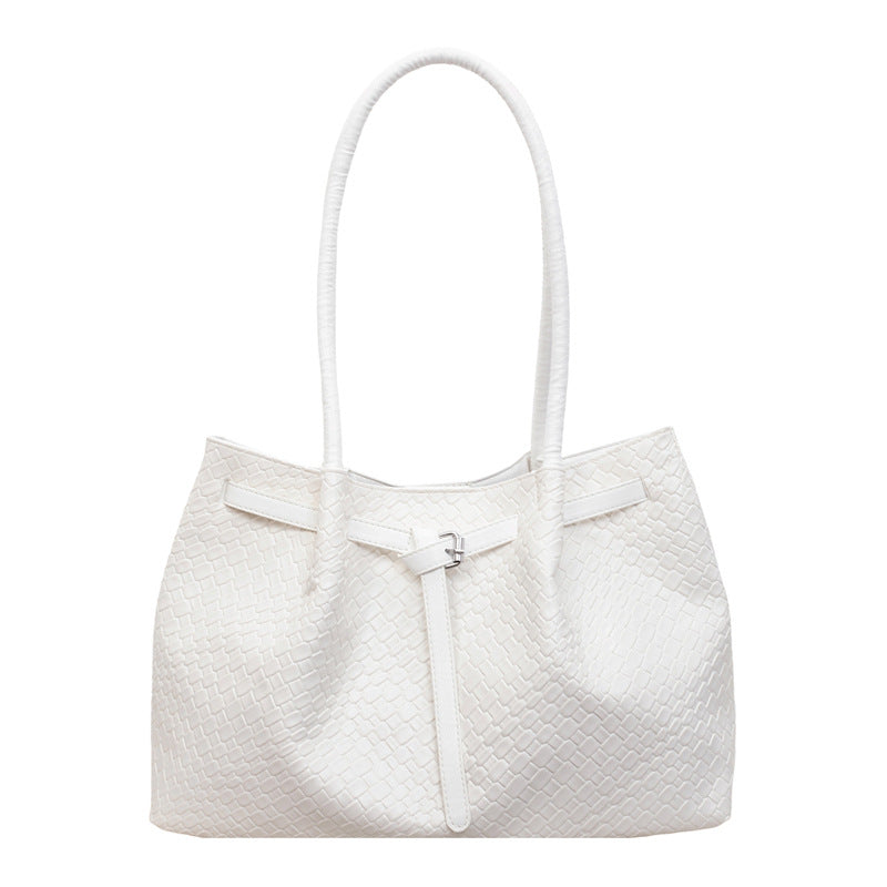 WoTextured Leather Tote Bag Kalsten
