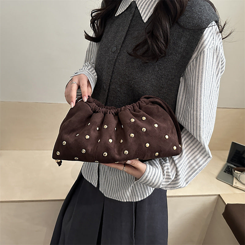 WoChic Studded Drawstring Clutch Bag Kalsten