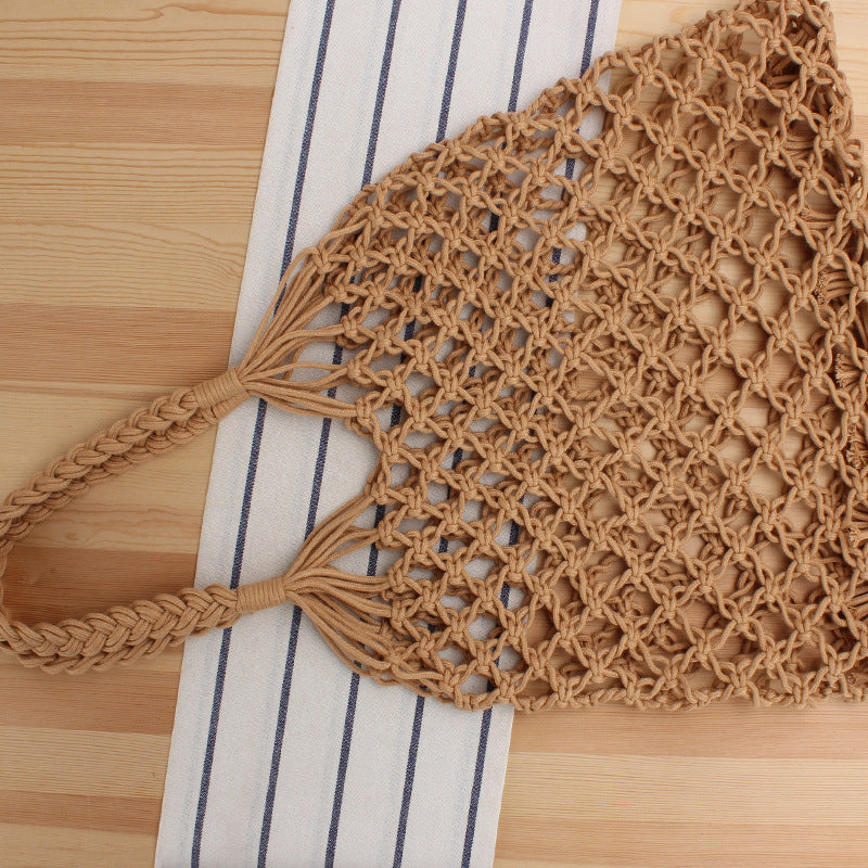 Braided shopping shoulder bag with stable side seams Kalsten