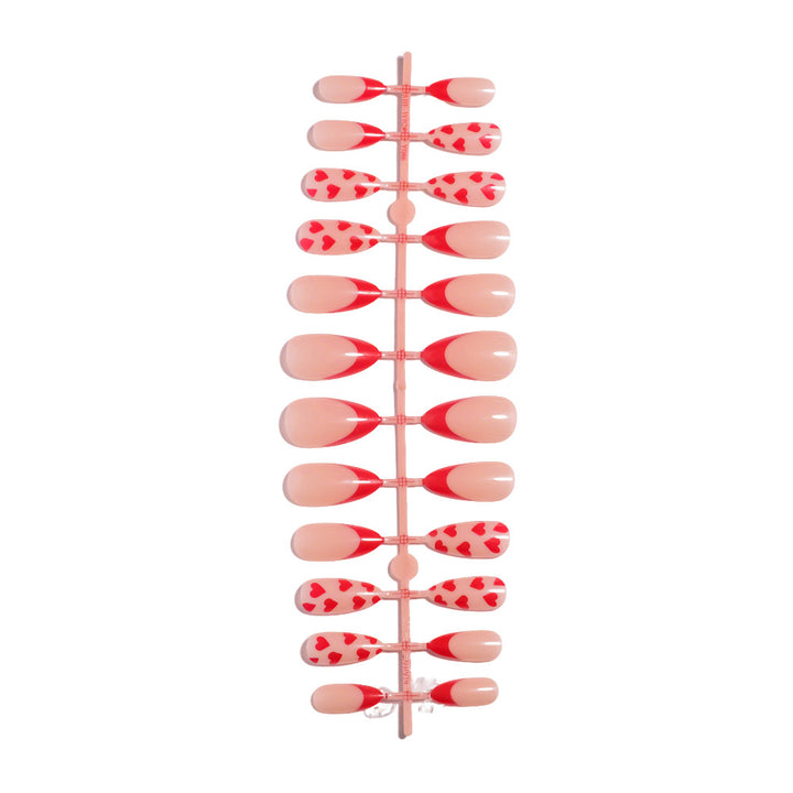 Artistic Heart Designed Press-On Nail Set Kalsten