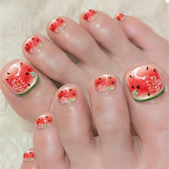 Artistic Fruit Pattern Press-On Nails kalsten