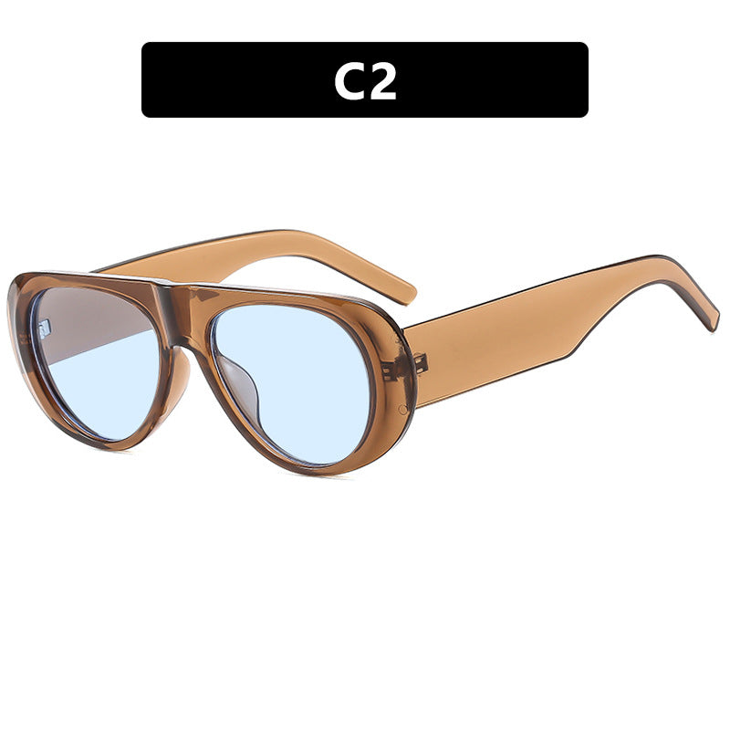 Women's fashionable sunglasses with futuristic design and polarized lenses Kalsten
