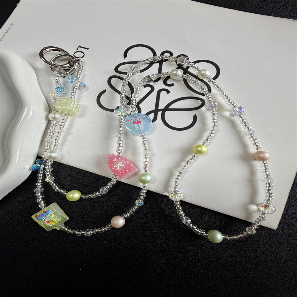 Decorative Pearl Charm Eyewear Chain Kalsten