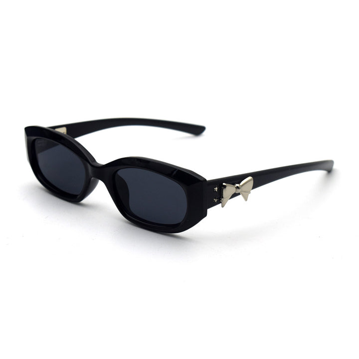 Trendy Cat-Eye Sunglasses with Adorable Teddy Bear Accent Kalsten