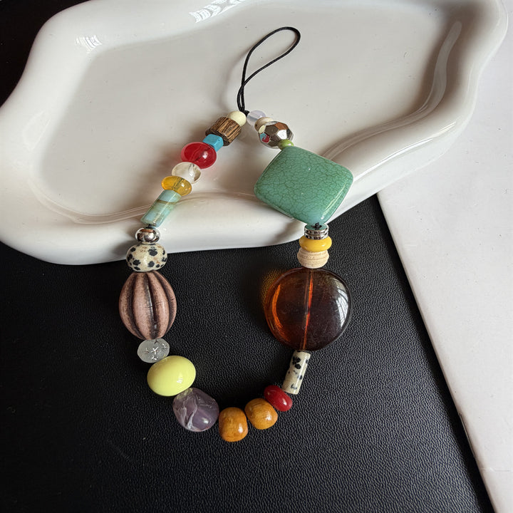 Stylish Beaded Phone Lanyard Kalsten