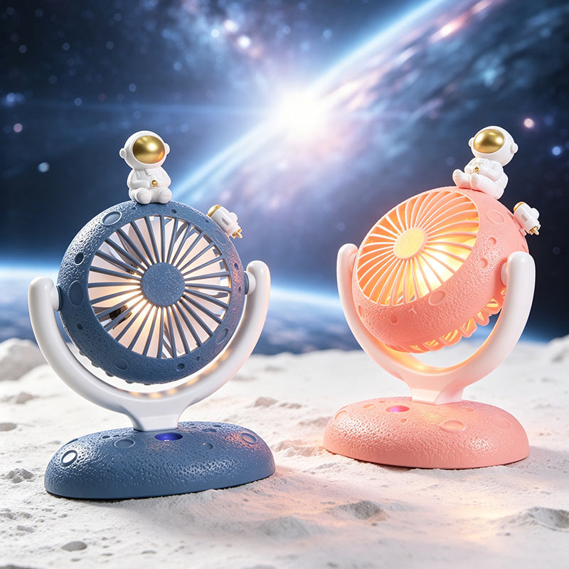 Women Portable USB Desk Fan with Creative Astronaut Design Kalsten