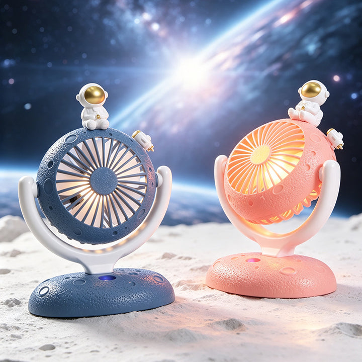 Women Portable USB Desk Fan with Creative Astronaut Design Kalsten