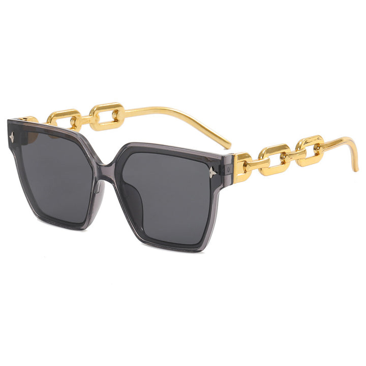 Ladies fashionable square sunglasses with luxurious accents Kalsten
