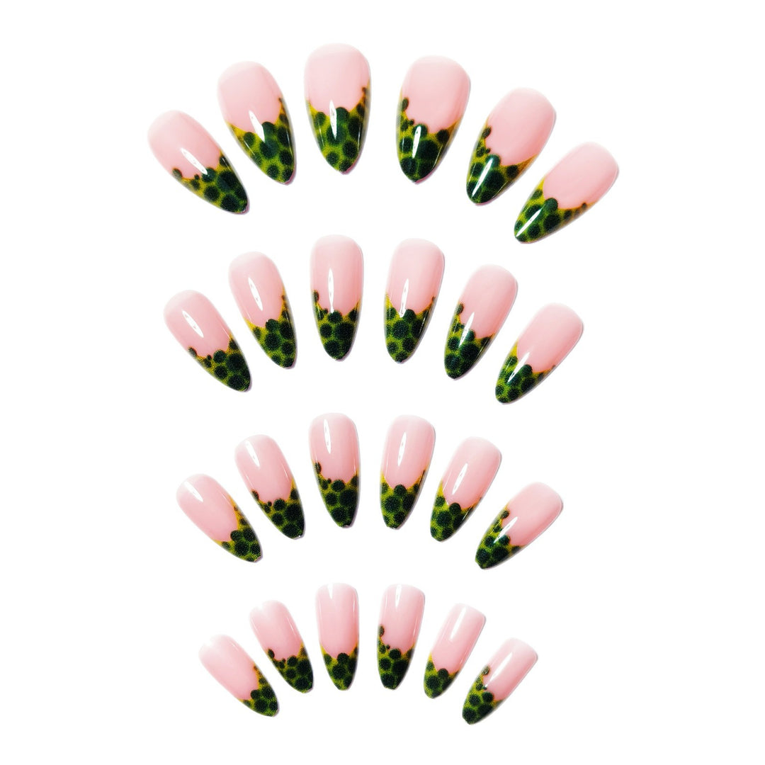 Artificial nails with Creative Leaf Design Kalsten