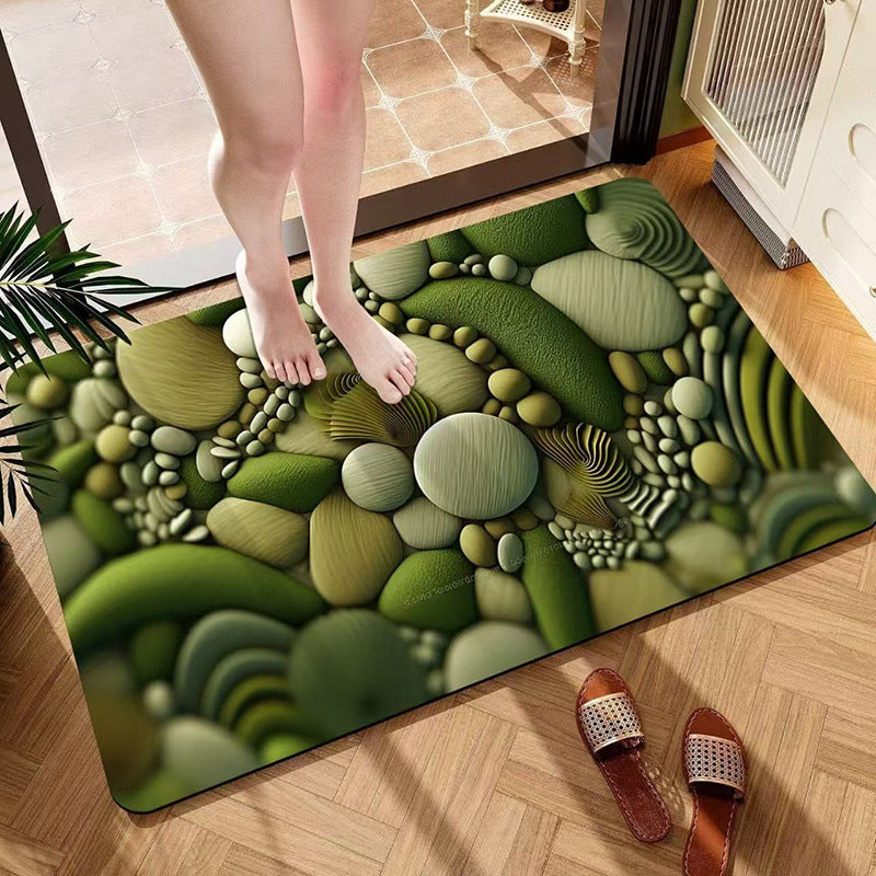 Decorative Plush Bath Mat