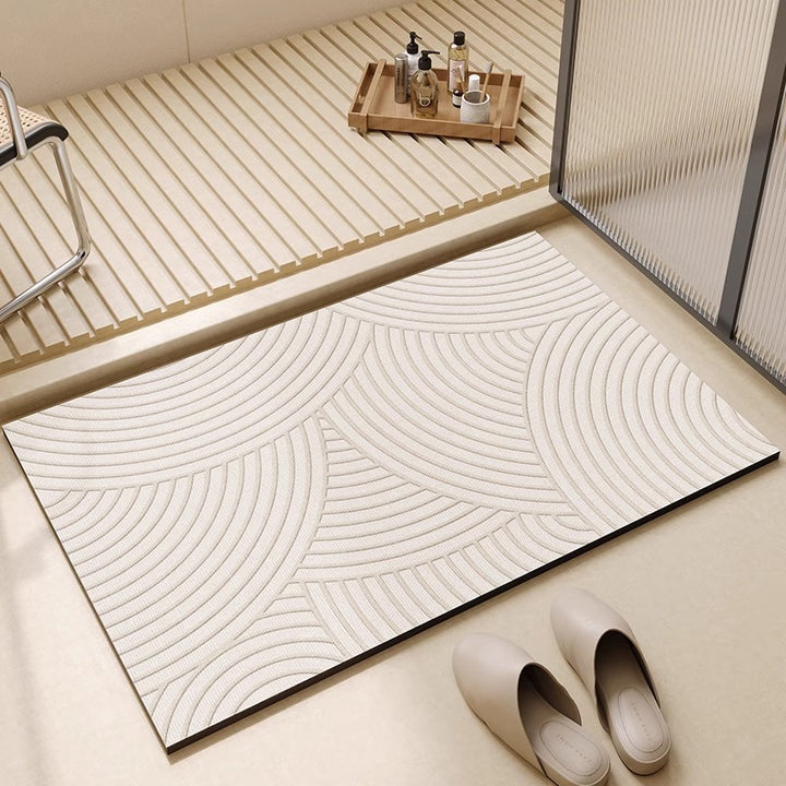 Geometric Design Bath Rug Kalsten