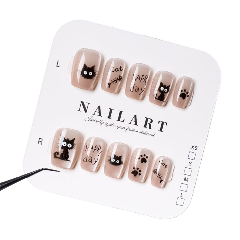 Stylish Leopard Print Press-On Nail Set Kalsten