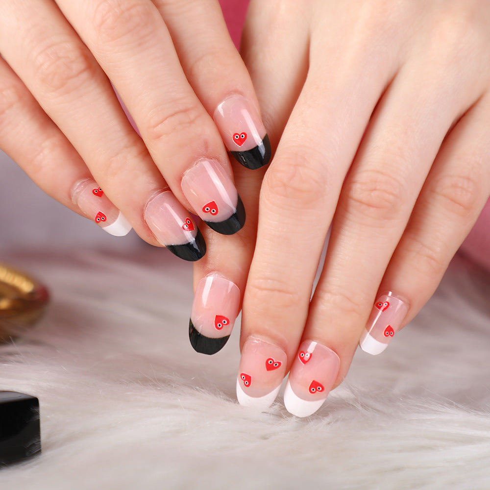 Elegant French Style Artificial Nails Kalsten