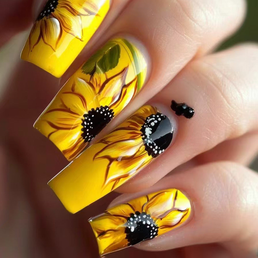 Artistic Sunflower Acrylic Nail Art Kit