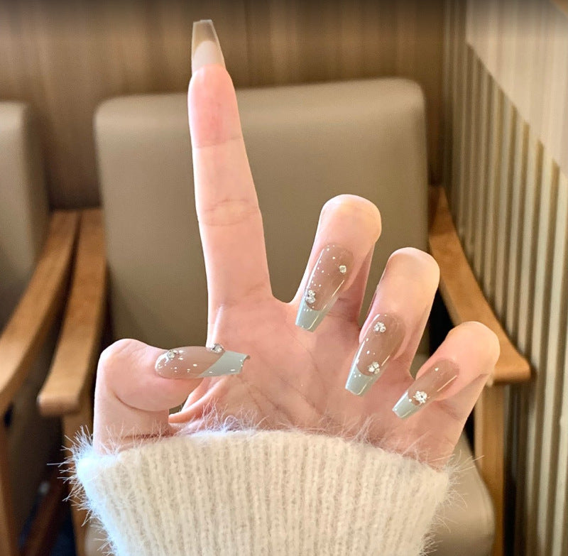 Starry Gradient Stiletto Press-On Nails Kalsten