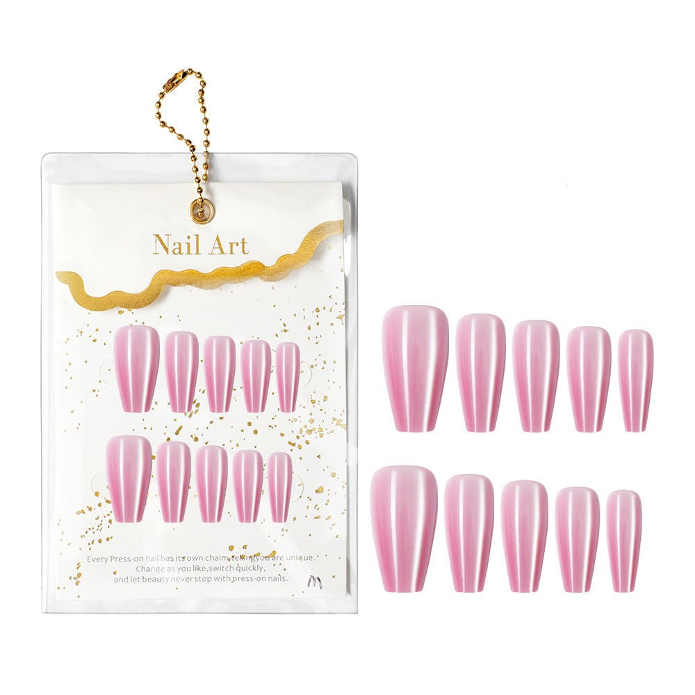 Long Sculpted Press-On Nails Kalsten