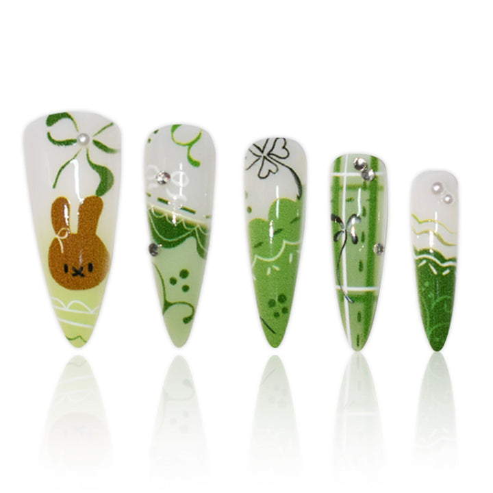 Decorative 3D Themed Press-On Nails Kalsten