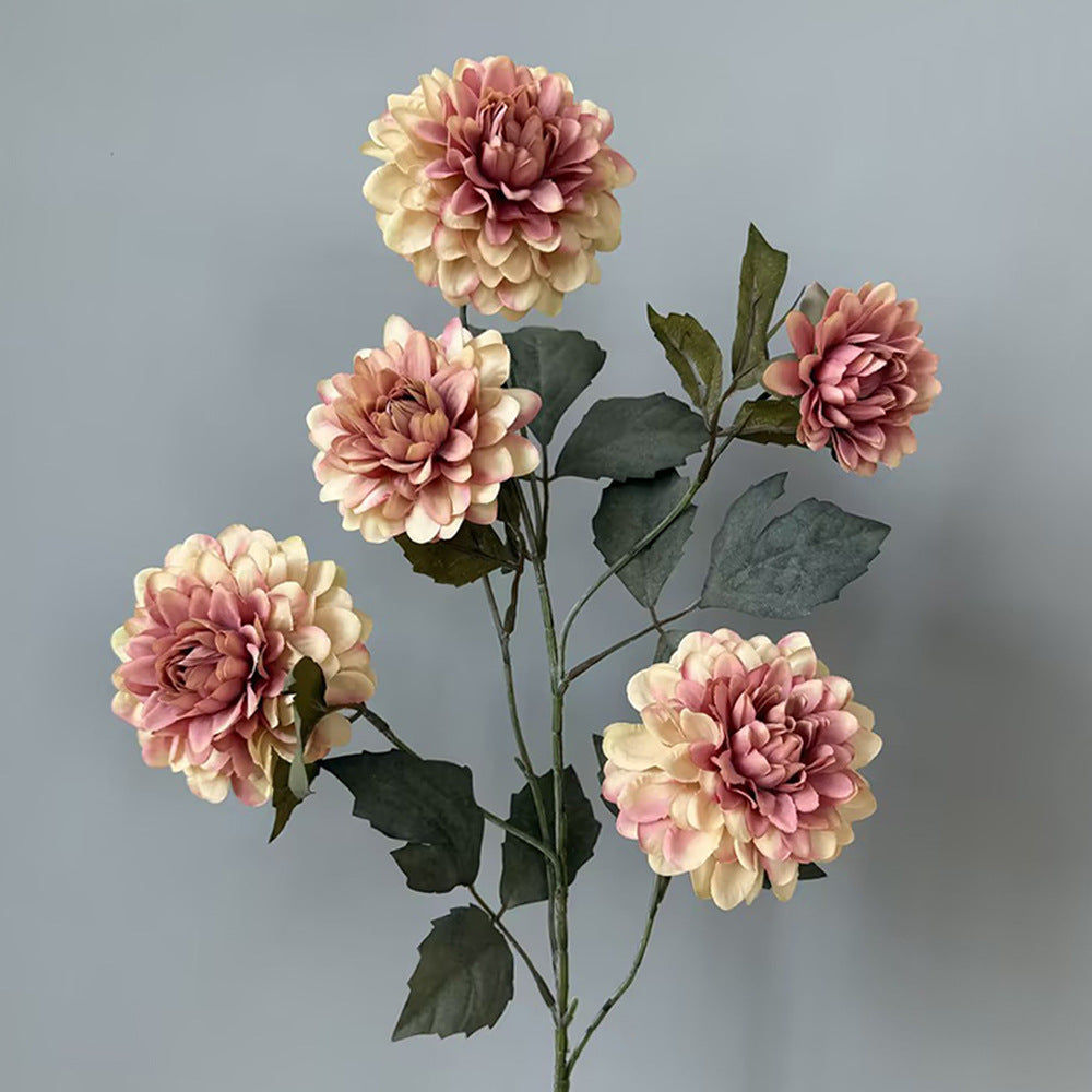 Elegant Artificial Dahlia Bouquet