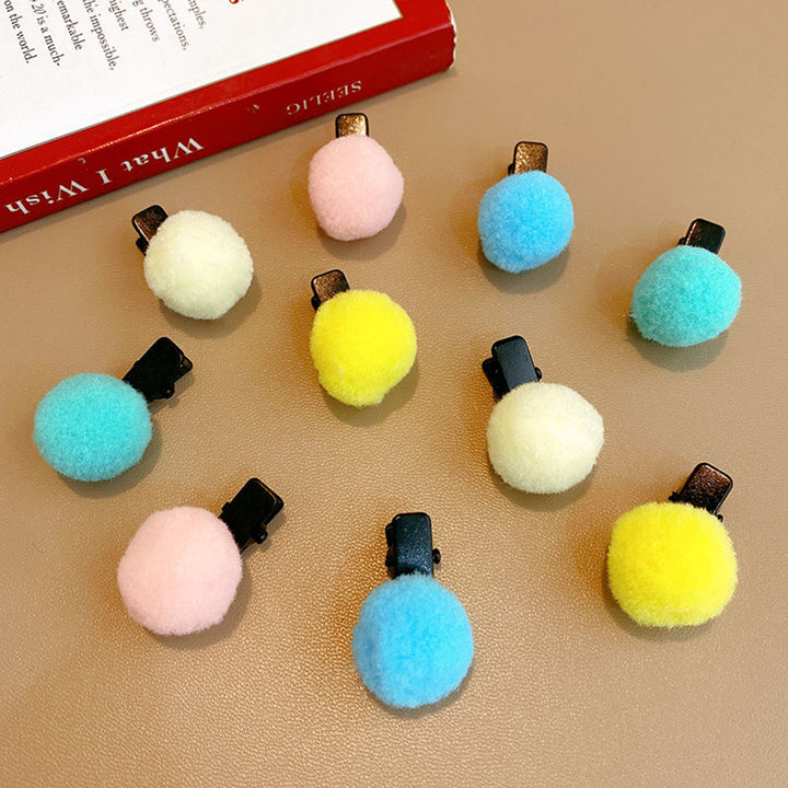 Playful Pom Pom Hair Clips Kalsten