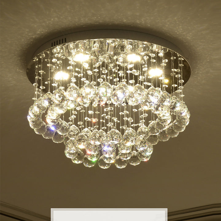 Crystal Illuminated Ceiling Fixture